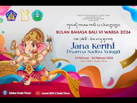 Bulan Bahasa Bali VI Tahun 2024