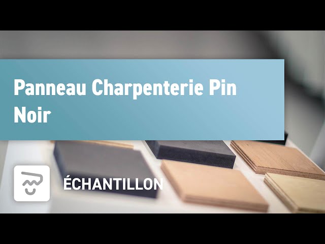 Panneau Charpenterie Pin Noir