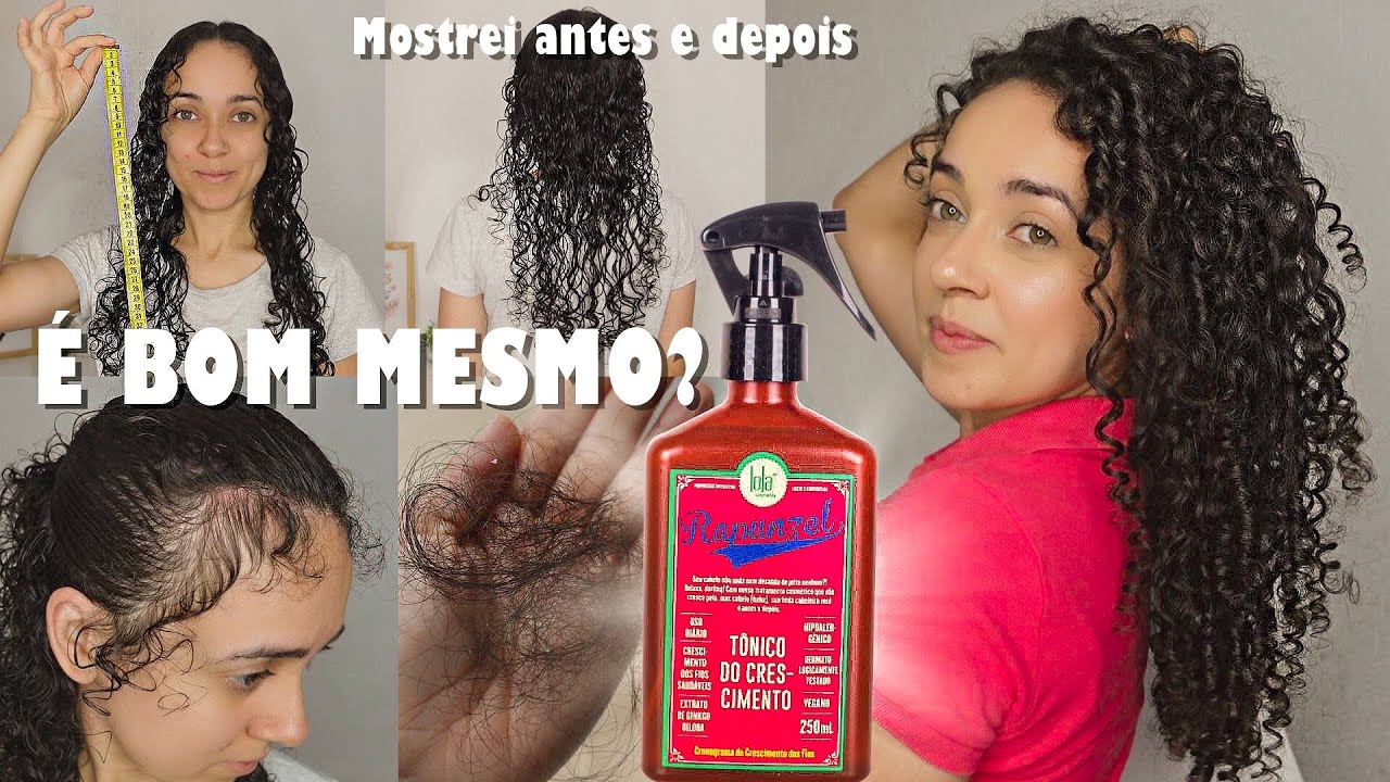 TÔNICO DE CRESCIMENTO RAPUNZEL LOLA COSMETICS - TESTEI POR 60 DIAS, FUNCIONA MESMO?
