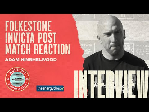 Post Match Reaction | Adam Hinshelwood on opening day defeat to Folkestone Invicta.