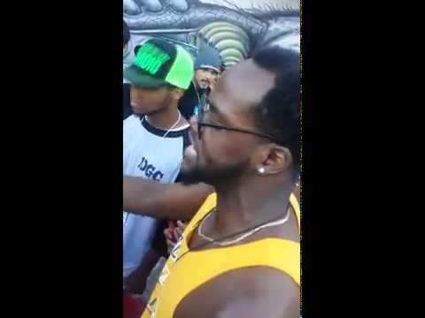 A.R. Stylez Freestyles in Cypher at #TeamBackPack Event.