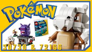 Lego Pokemon | Cubone & Gengar's Spooky Showdown & Trainer Supplies [72166 & 30730 REVIEW]