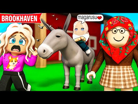 EMA has her own DONKEY from GRANDPARENTS! What NAME should she give him? (Roblox Brookhaven)