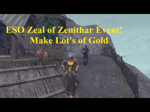 ESO Zeal of Zenithar Event Make Lots of Gold