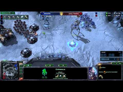 SeKo Starcraft - WhiteRa vs TheStC Game 1 - Super Fast Colossus Tech - Pro SC2 HOTS Replays