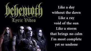 Behemoth - O Father O Satan O Sun! (LYRICS / LYRIC VIDEO)