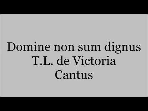 Domine non sum dignus - T.L. de Victoria - cantus