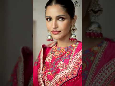 Sayuri Occasion Gold Premium Silk Wholesale Designer Suits Catalog – product video thumbnail
