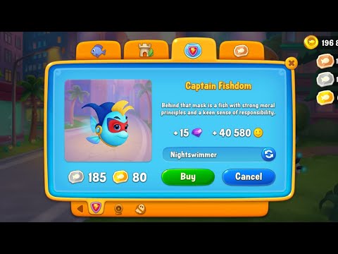 Fishdom: I open Superheroes Aquarium and buy Captain Fishdom