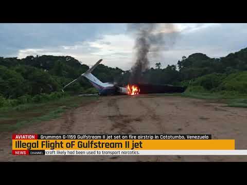 Gulf Stream II N104VV NarcoJet Destroyed in Venezuela