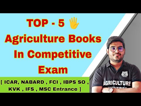 Top 5 Agriculture Books in Competitive Exam Best Agriculture Book Entrance Exam Best Books agri