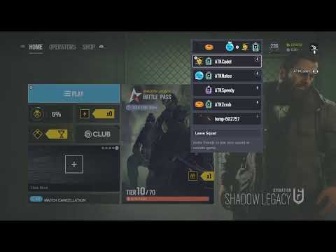 Rainbow Six Siege Ps4 Controller Champion - Playing Ranked - Operation Shadow Legacy