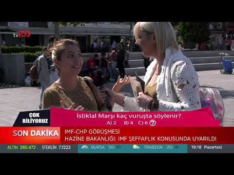 Çok Biliyoruz - Sokak yarışması - 23 Eylül 2019