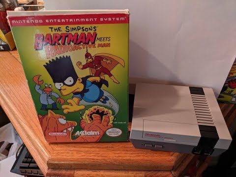 Bartman Meets Radioactive Man - NES vs. NES Classic Gameplay