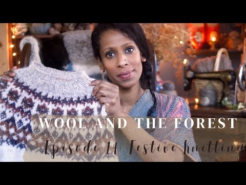 Episode 14: Festive Knitting: An Unspun Sweater; Handspun Socks; Festive Projects; Holiday Giveaway