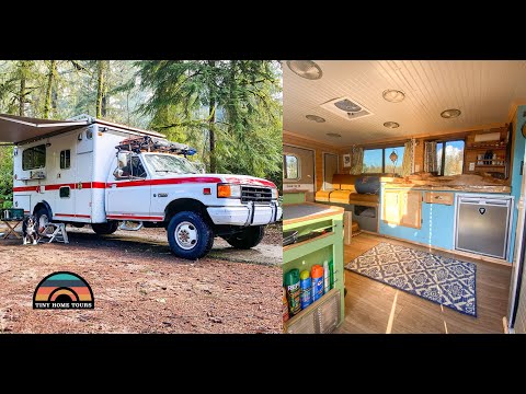 4x4 DIY Ambulance Tiny House - Bug Out Camper For Under $10k