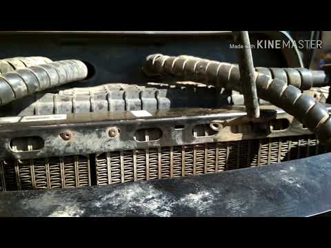 Чистка радиаторов на JCB