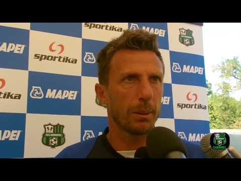 Mister Di Francesco prima di Novara-Sassuolo TIM CUP 2013/14