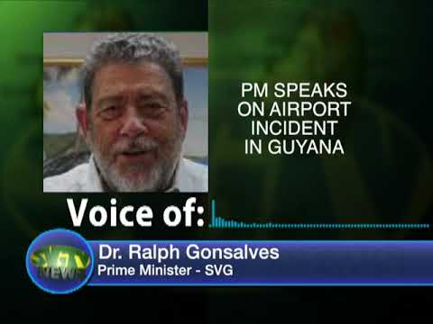 PM Gonsalves speaks on airport incident in Guyana