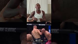 Israel Adesanya gets HYPE for Navajo Stirling's Win 🤣