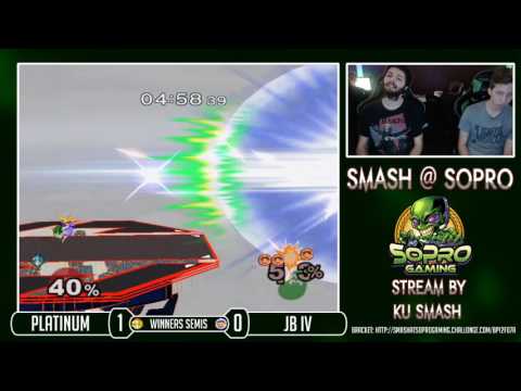 SoPro 34 SSBM - Platinum (Peach) Vs. JB IV (Ice Climbers) Winners Semis
