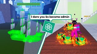 I Completed All The Craziest ChatGPT Challenges In Blox Fruits!