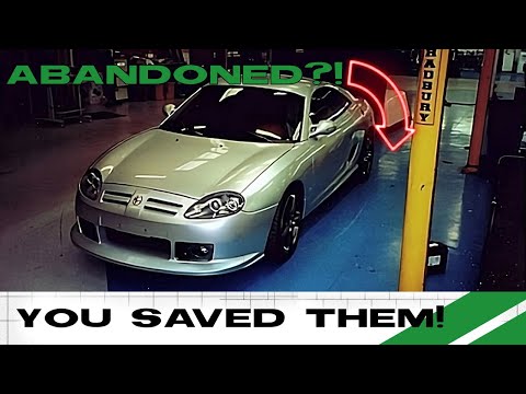 The LOST MG ROVER PROTOTYPE CARS! How YOU Saved Them! - From Abandoned To MUSEUM EXHIBIT! RESTORED!