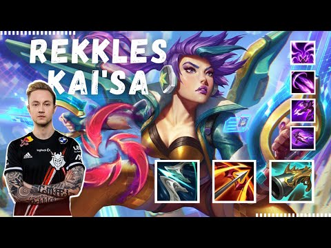 ⚡Rekkles Kai'sa ADC VS Jinx ⚡ #Kaisa #Gameplay
