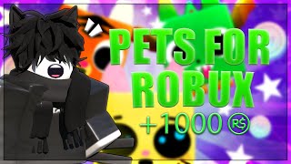 SELL PETS FOR ROBUX in Pet Posse | Roblox