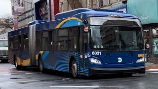 MTA New York City Bus: New Flyer XD60 Xcelsior Artic [#6031] Q44 SBS Bus