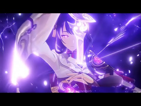 Raiden Shogun Baal sword pull animation (4K)