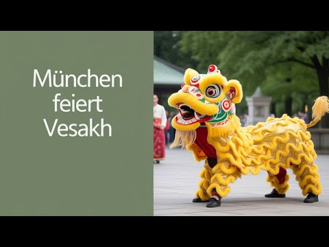 Chinesischer Löwentanz beim Vesakh 2025 in München – Tradition trifft Spiritualität