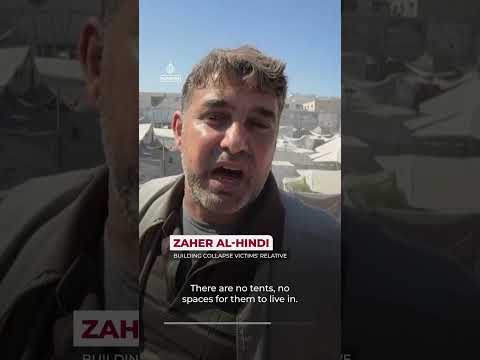 Rescue workers search for survivors after Gaza building collapse