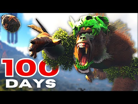 I Spent 100 Days on Lost Island in Ark Survival Evolved - Here's the Story