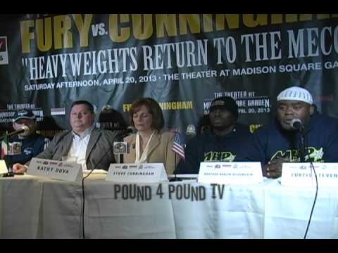 Pound 4 Pound TV: Tyson Fury vs Steve Cunningham & Curtis Stevens NYC Press Conference