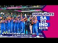 Invincible IND Ace SA Lift 2nd Title India Vs South Africa T20 World Cup Final Highlights INDvsSA