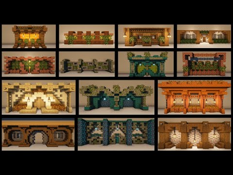 Minecraft Deepslate Wall Design