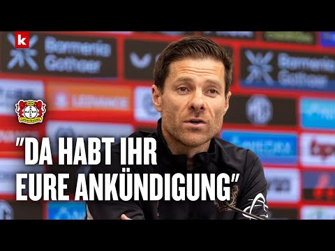 Emotionale Worte: Hier gibt Xabi Alonso seinen Abschied bekannt | Bayer Leverkusen