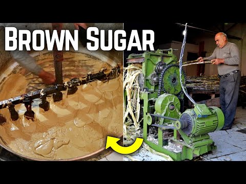 Traditional Brown Sugar Making In Iran