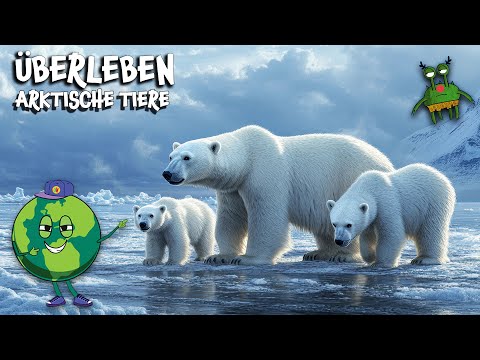Polartiere für Kinder 🐧❄️ | Entdecke Eisbär, Pinguin & Co. | Lernvideo