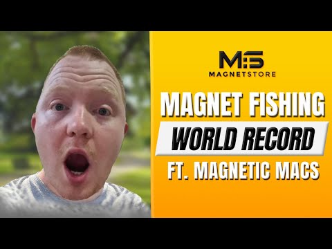 This MUST Be a Magnet Fishing World Record!? - FT. Magnetic Macs