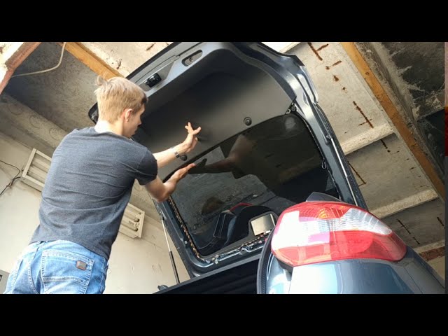 Как Снять Крышку Багажника На Гранте