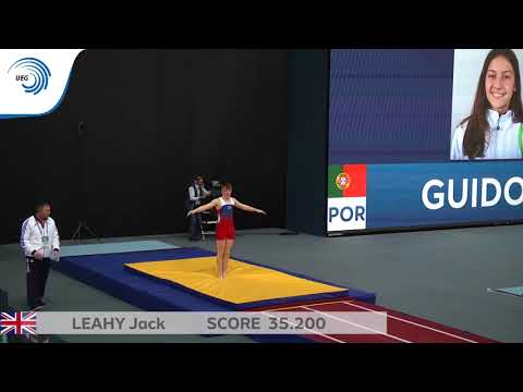 Great Britain - 2018 Tumbling European Champions, men's junior team