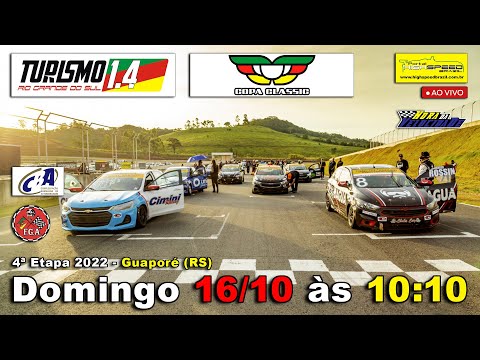TURISMO 1.4 RS + COPA CLASSIC | Parte 1 | 4ª Etapa 2022 - Guaporé (RS) | Ao Vivo
