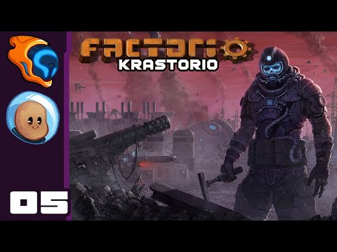 Stop Nibbling On Our Walls! - Let's Play Factorio [Krastorio with @Orbital Potato] - Part 5