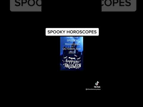 SPOOKY HOROSCOPES🎃 for the week of October 31 - November 6, 2022