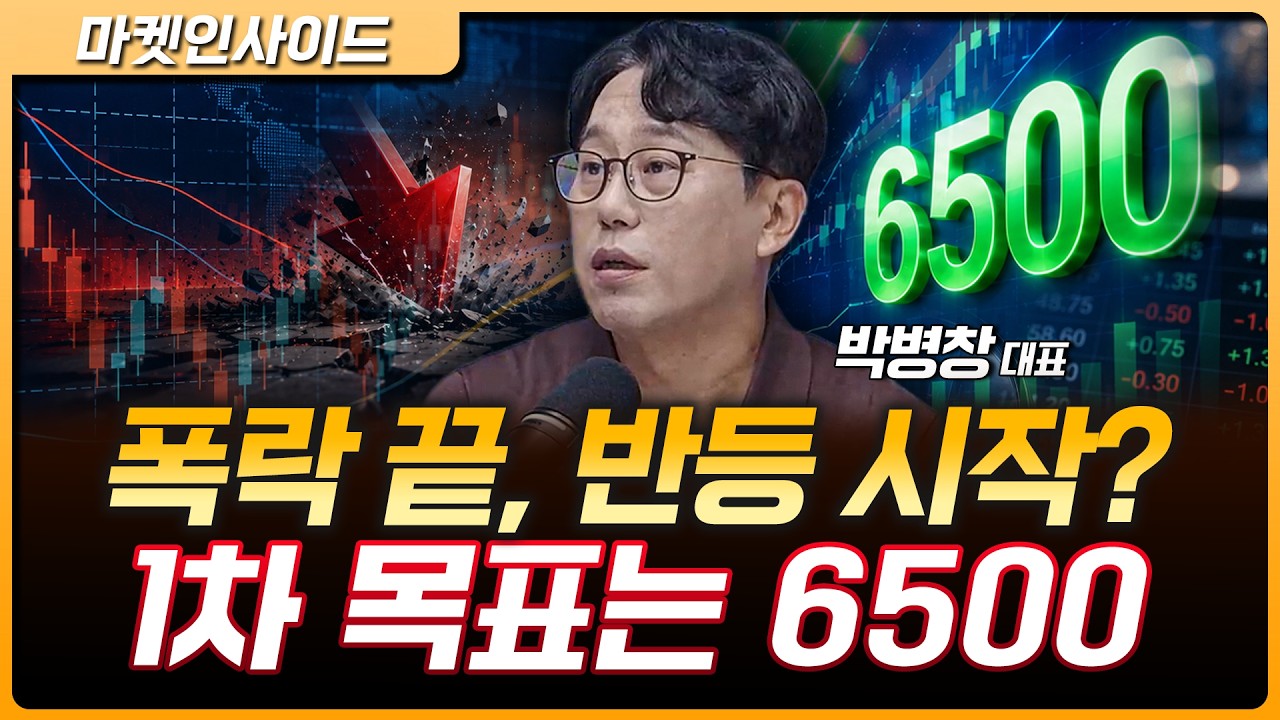 저점은 확인됐다? 반등 목표는 6500! | 박병창 MP파트너스 대표 [마켓 인사이드]
