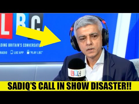 Sadiq Khan LOSES IT After Being Confronted On ‘Islamic Takeover Of London’ On Call Show!