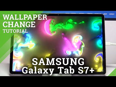 How to Download & Apply Live Wallpaper in Samsung Galaxy Tab S7+? Magic Fluids Application