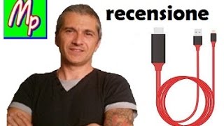 RecensionecavoadattatoreHDMiLenuo2mMHLmicroUSBaHDMI1080pHDTVTV